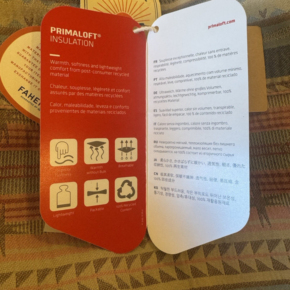 NEW Faherty Good Feather Reversible Bondi Jacket Mens XXL Tribal Primaloft Fall - Picture 12 of 16